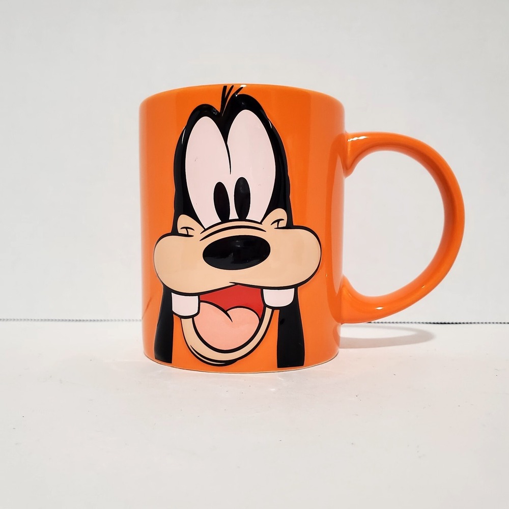 DISNEY Goofy Mug Orange By Jerry Leigh Orlando Florida Coffee Tea